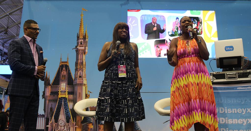 dreamersacademy's tweet image. So inspiring to listen to @DrStevePerry, @IAmMikkiTaylor &amp;amp; Tracey Powell during #DisneyxEssence! Apply for #DDA2018: di.sn/60118UEzD