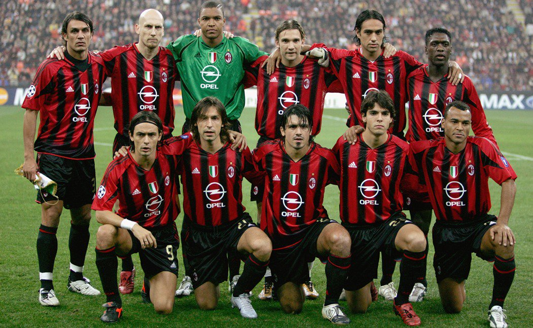 bet365 on Twitter: Milan's 2004-05 team: ⚽️ Dida, Stam, Nesta, Cafu, Gatusso, Seedorf, Pirlo, Kaká, Inzaghi, Shevchenko. https://t.co/QGcufpdCX7" / X