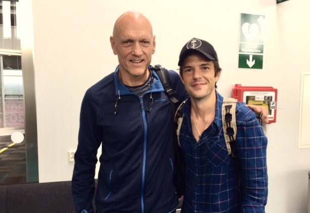 thekillers's tweet photo. Ministers of nutrition. @pgarrett @midnightoilband https://t.co/rLZV4roOpp