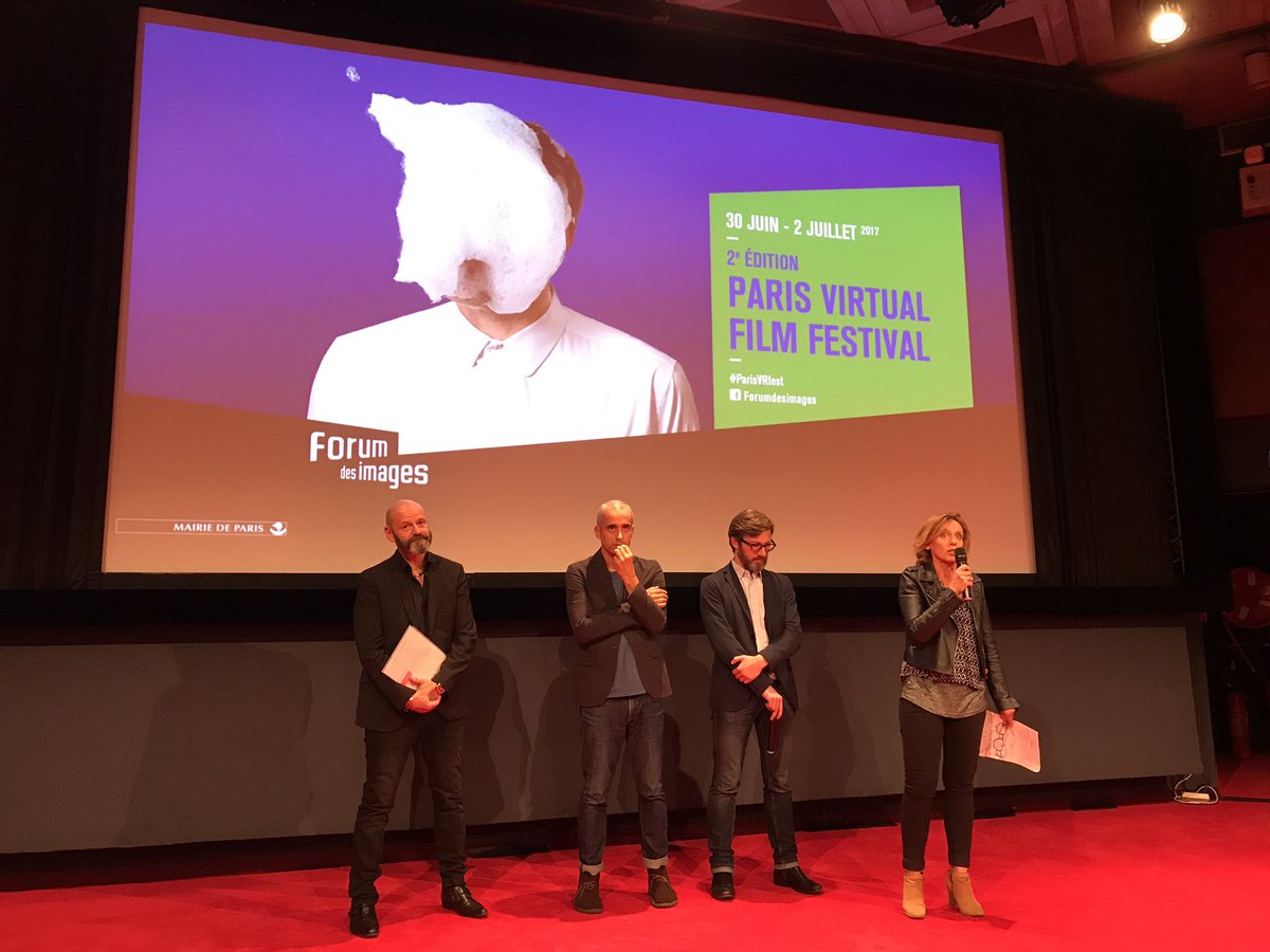 Ina_audiovisuel's tweet photo. #ChallengeVR @AgnesChauveau remise #prix : 4 archives, 4 projets #ParisVRFest https://t.co/UOtZqn0gL0
