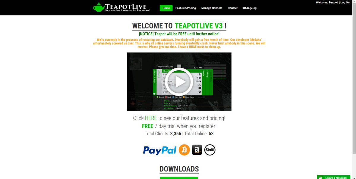 Teapot Live (teapot_live) Twitter