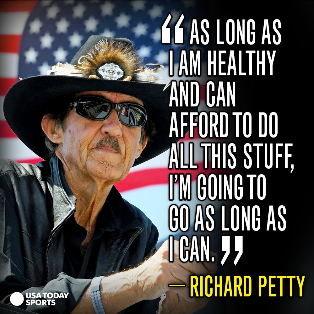 Happy Birthday, Richard Petty, who is still in the fast lane.  