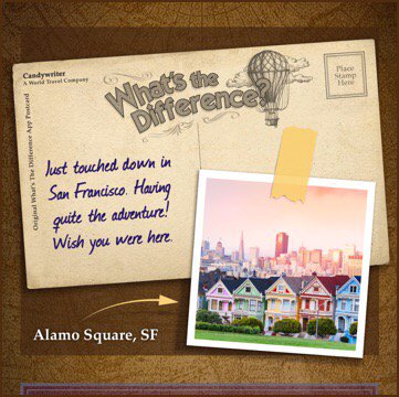 Coloradecomamma's tweet image. Just touched down in San Francisco!

WhatsTheDifferenceApp.com