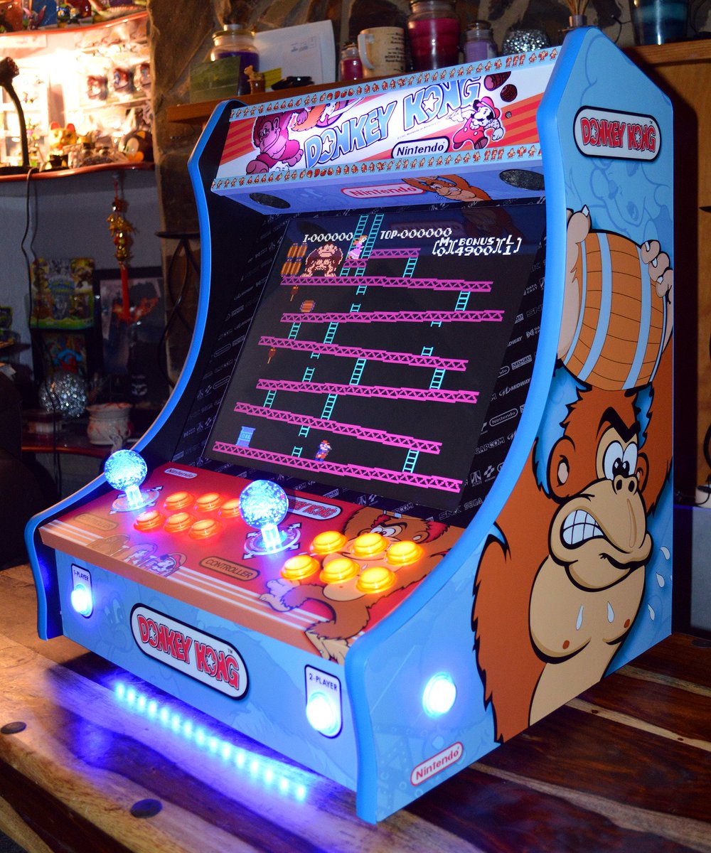 Mini Arcade Machines On Twitter Custom Donkey Kong Bartop Arcade