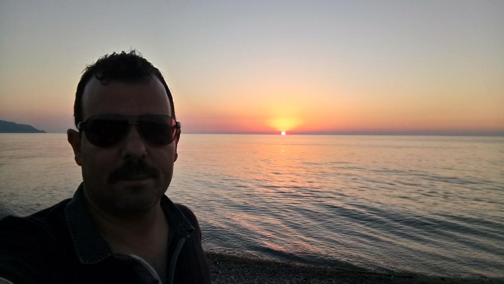 Karadeniz sahillerinde gün batımı