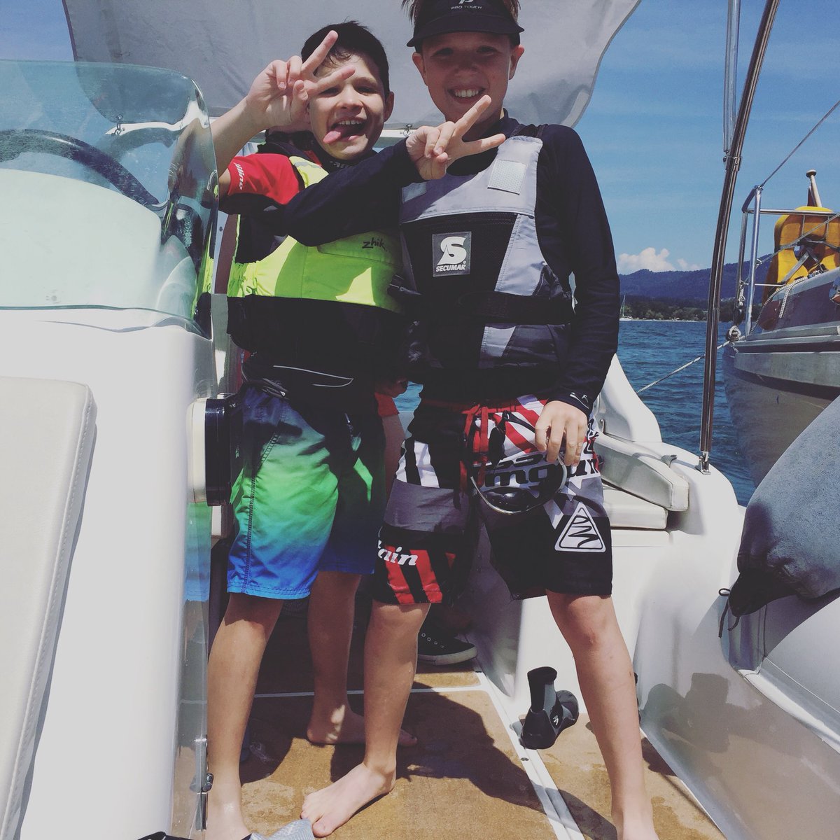 max_ganthaler's tweet photo. Aaron (P1 + P3) und ich (P6) - jeweils beste Platzierung #regatta #bodensee #opti 2017 #lindau #ycb #bregenz @AUTSailing @CollegBernardi https://t.co/jCUHhLsLnp