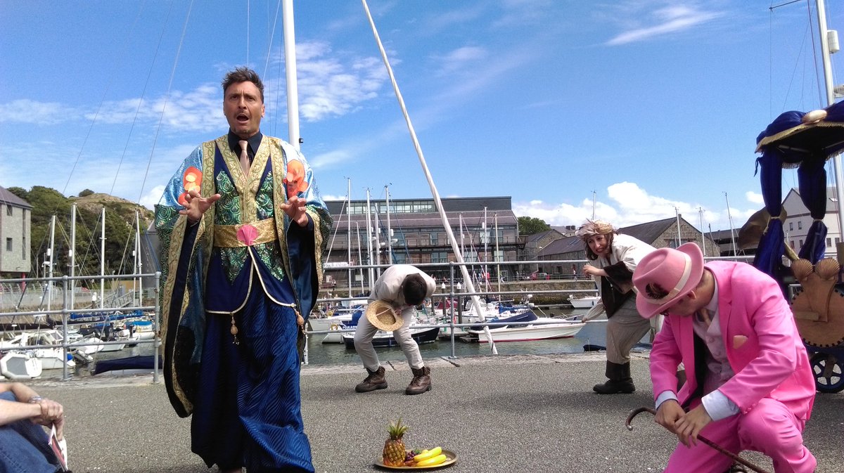 juliapgjones's tweet photo. Amazing performance of The Tempest as you've never seen it before by @takingflightco. Who ever commissioned this is a genius! https://t.co/rQC6GWOuUs
