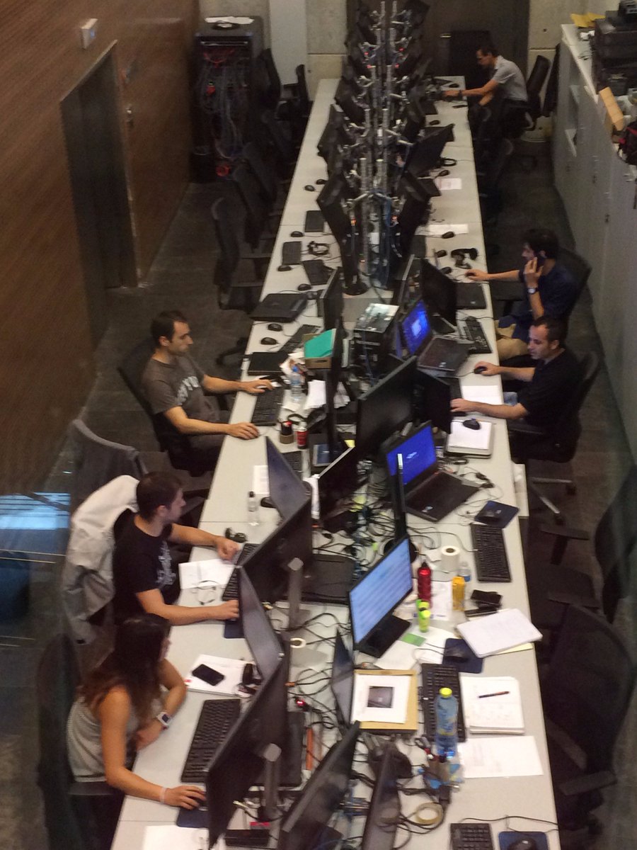 Our Spain group visited <a href="/GrupoMEDIAPRO/">Grupo Mediapro</a>, an important organization in both sports broadcasting and film production! #SJMCStudyAbroad 🇪🇸