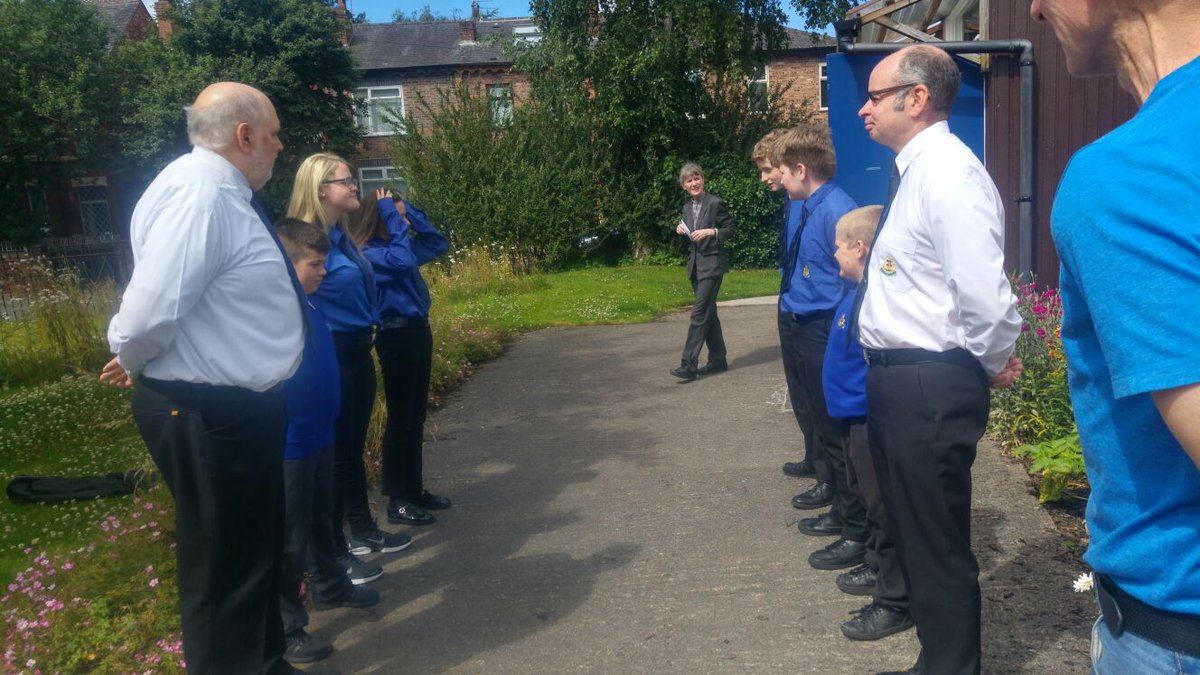 Another great day at church as two of our members join the family of God after being Baptised.#BoysBrigade family