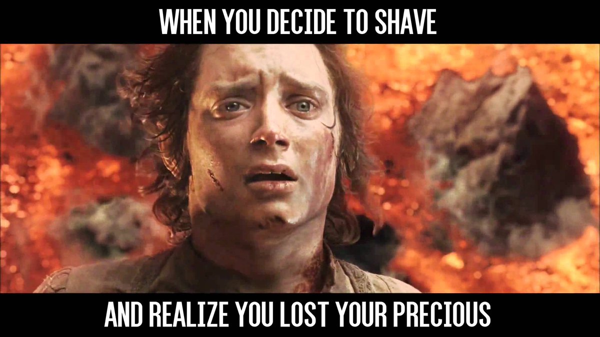beardoholic's tweet image. When you decide to shave 
And realize you lost your precious
Did this happen to you?
#PreciousBeard #DontShave