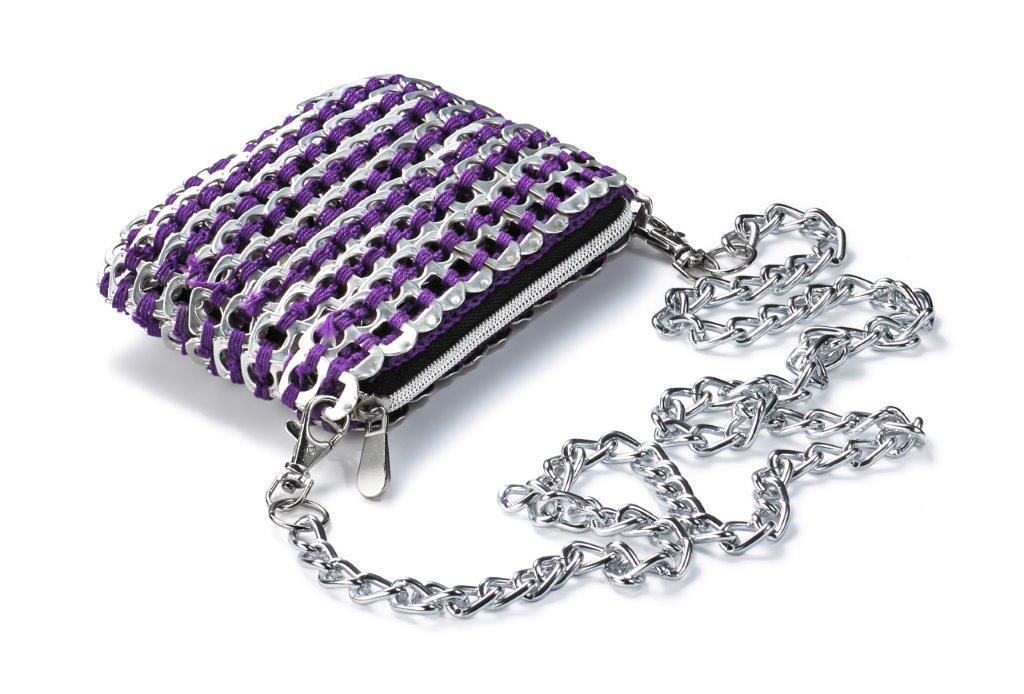 PCF_UK's tweet photo. Our most popular #handbag #handmade from #upcycled #ringpulls #affordable &amp; #useful we LOVE it https://t.co/PtwIEnBqKt #HandmadeHour #Purple https://t.co/L9WNNgRpWY