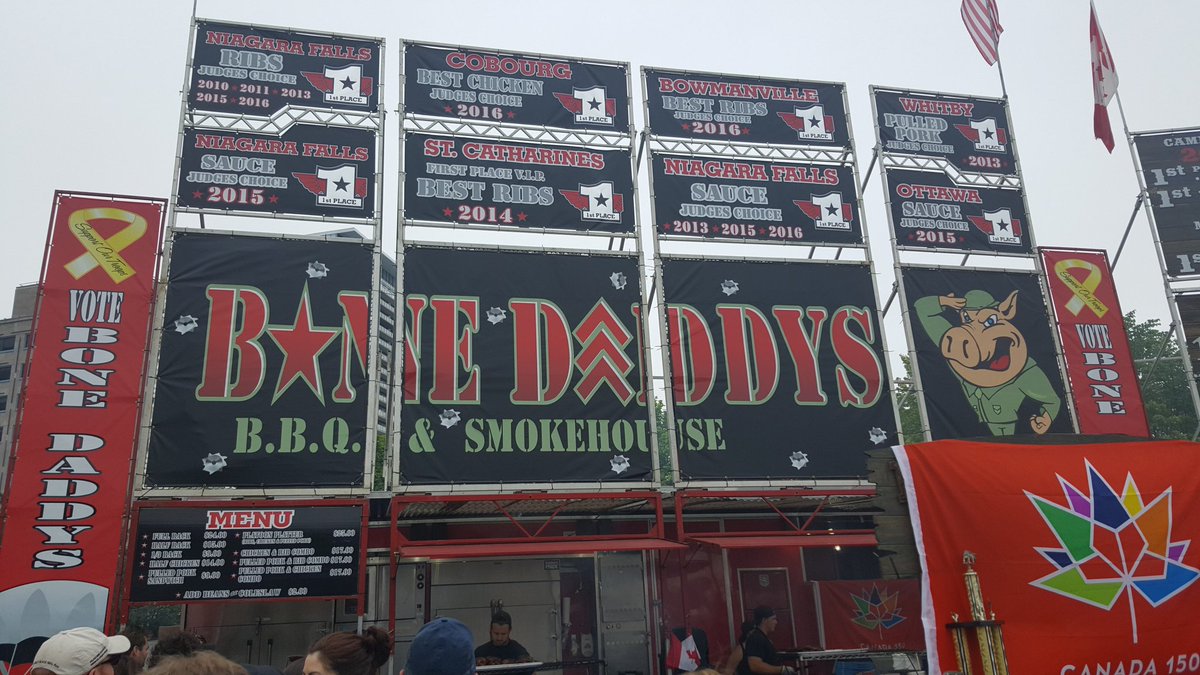 Just treated this handsome guy to ribs @RibfestHalifax!