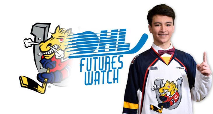 OHLHockey's tweet photo. #OHL20in20 Futures Watch: 1st overall pick Ryan Suzuki leads a promising @OHLBarrieColts club on the rise.

VIDEO: https://t.co/D35HYf9R0a https://t.co/6vgUubdkdx