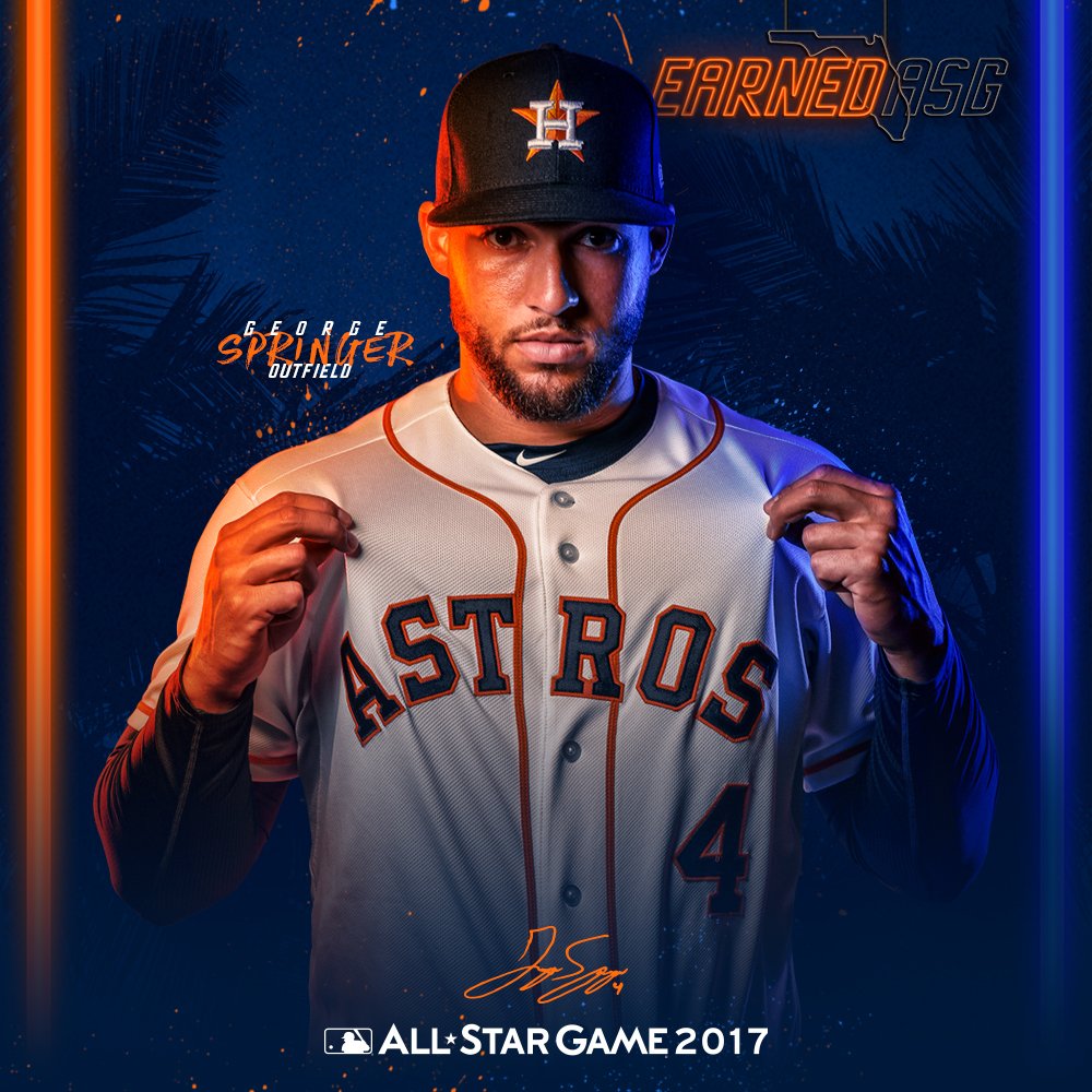 Houston Astros on X: #EARNED Congrats to George Springer on his first  All-Star selection!  / X