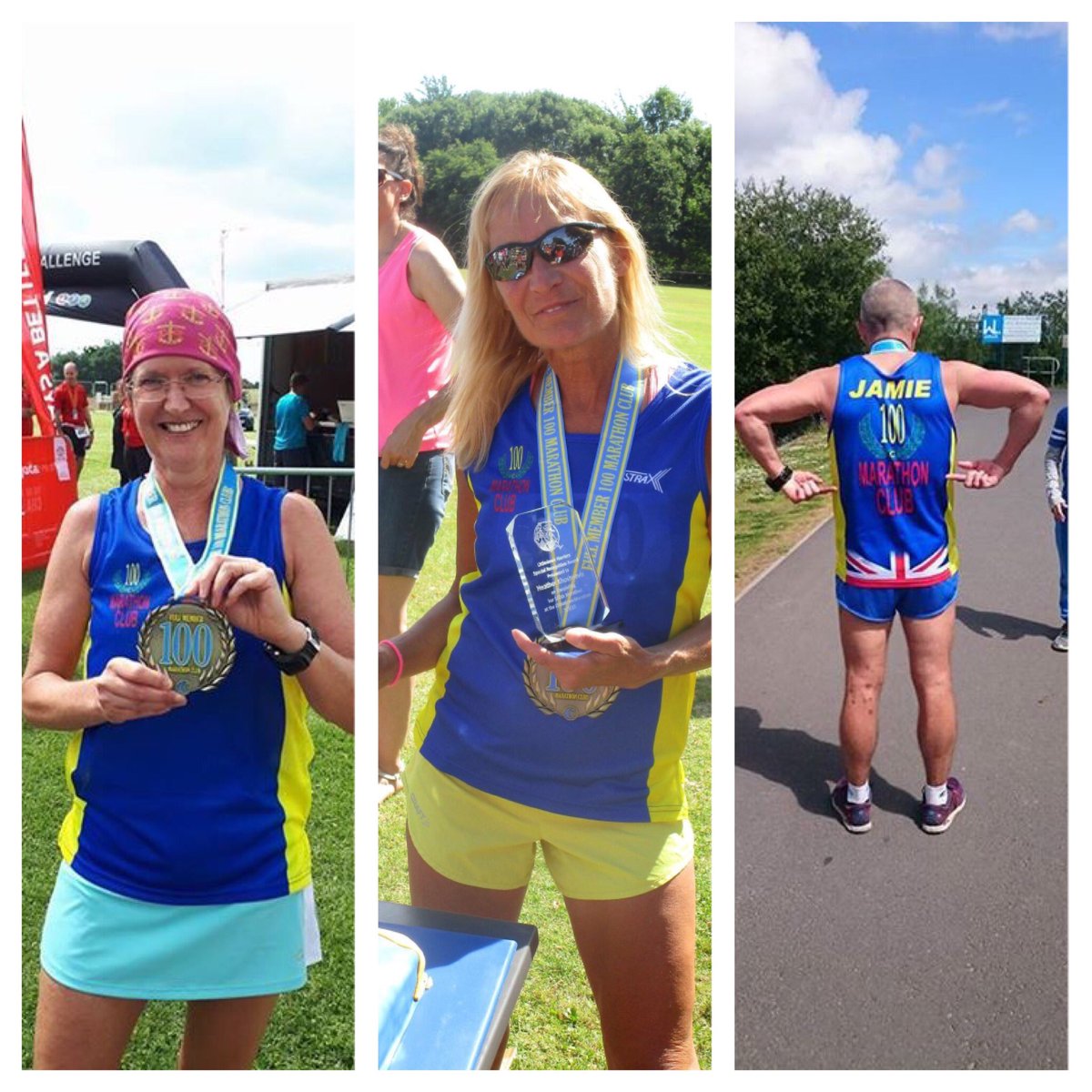 Three new inspirational members joining our great club. Well done!!