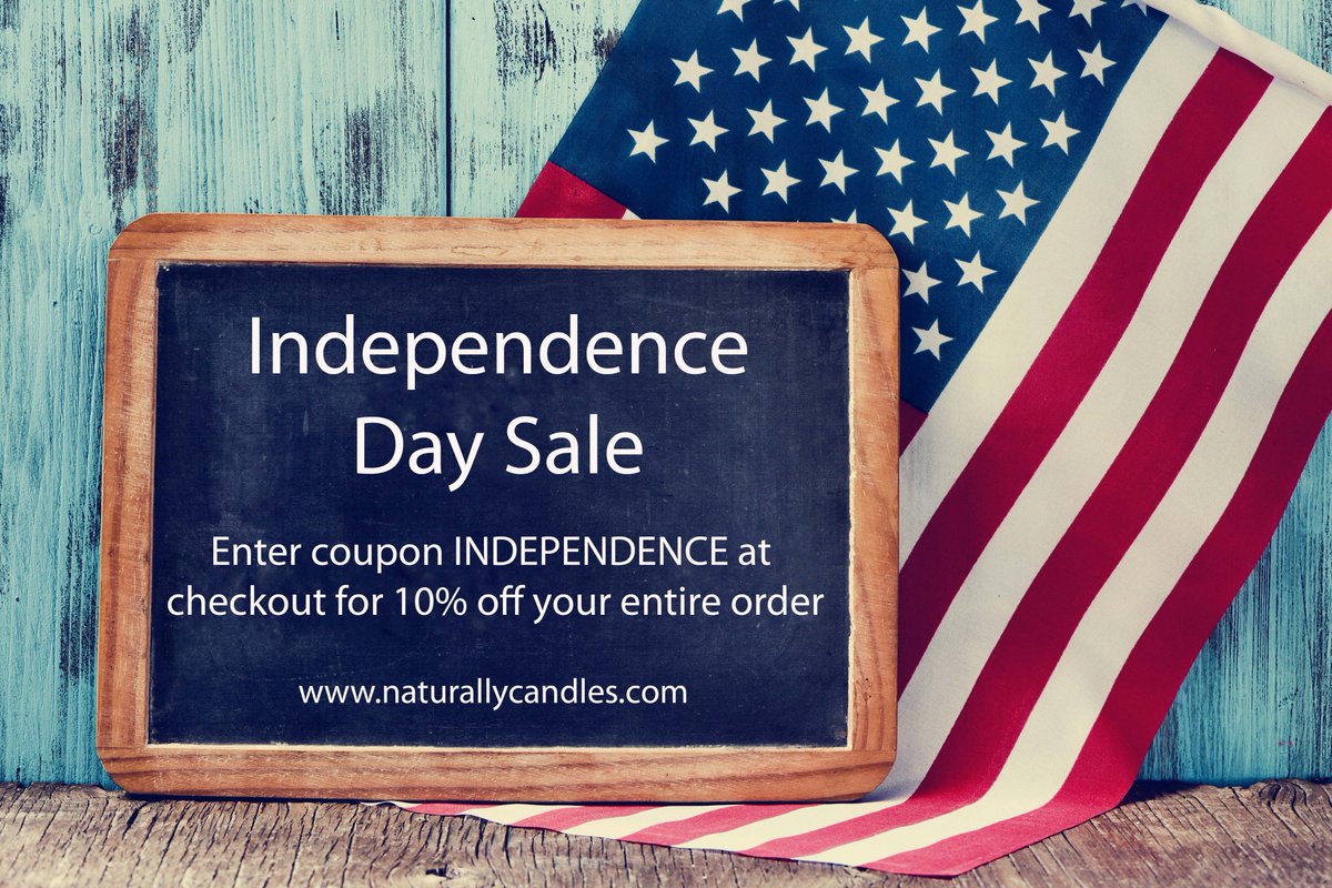 Celebrate Independence Day with 10% off your entire order.
#IndependenceDay #candles #sustainable #sales #sustainablecandles