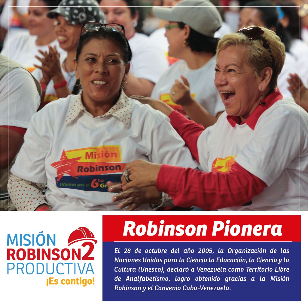 #EnVivo <a href="/NicolasMaduro/">Nicolás Maduro</a> aprobó 20.000 tabletas Canaimas como instrumento en la nueva etapa de la Misión <a href="/RobinsonVzla/">Misión Robinson Vzla</a>
