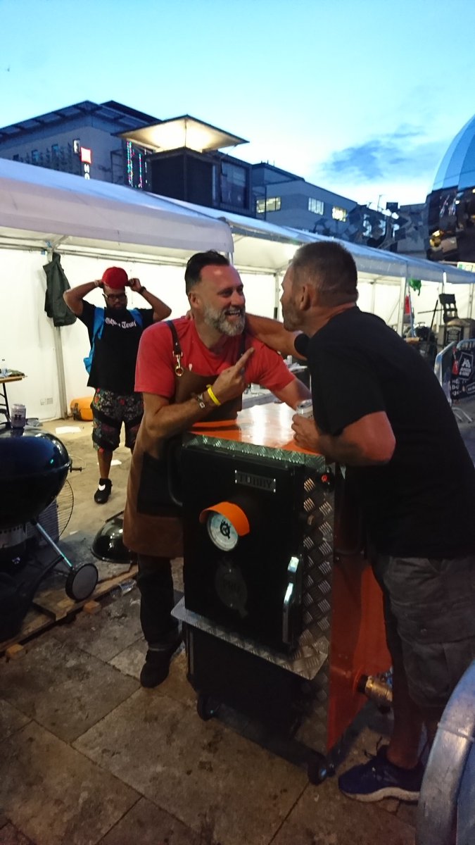 I think Jamie might be a little bit pleased with his new smoker <a href="/ProQSmokers/">ProQSmokers</a> <a href="/LastSummerSwine/">Last Summer Swine</a>