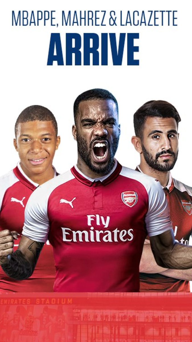 stevegoggin's tweet photo. Obviously doubt all 3 but i pray for 2 🤞#lacazette #mahrez #mbappe https://t.co/pR5TcrJtY3