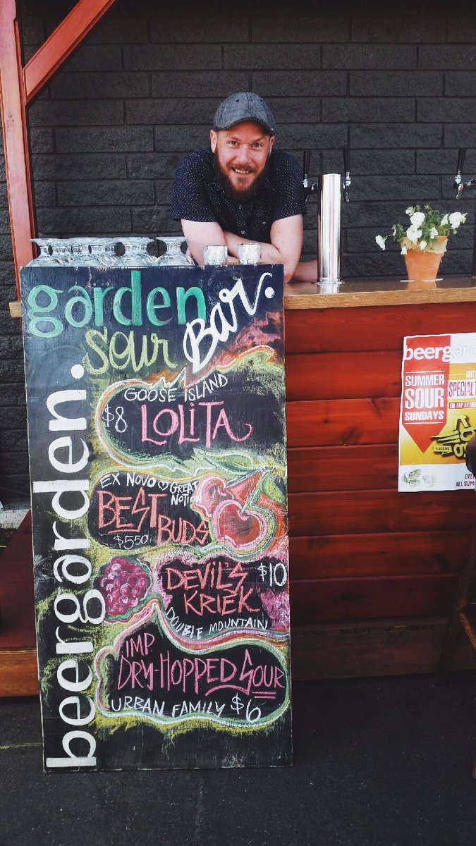 Come check out our new garden bar! Every Sunday from 12-6PM this summer we've got 4 lines dedicated to some amazing, puckering brews!