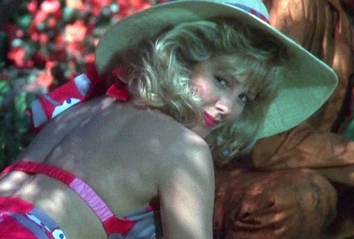 \"Hey, Mrs. Rumsfield? No tan lines this morning. Looks nice.\"

Happy birthday to Wendy Schaal. 
