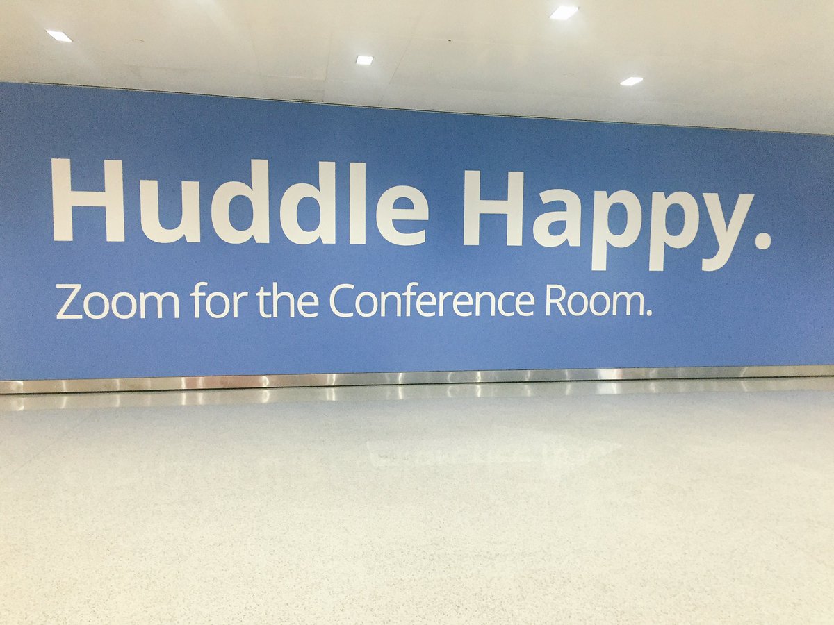 camillespeaks2U's tweet photo. Awesome week in Puerto Rico at #CSHUDDLE17 for CAMPUSPEAK!! This sign at the JFK airport says it all. #huddlehappy 😃 https://t.co/am94C736uD