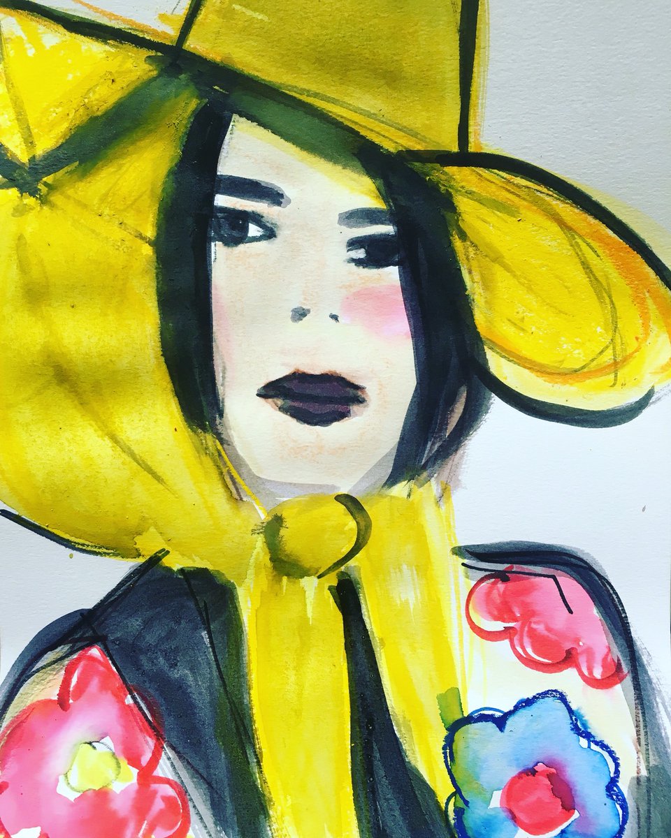 lilboum's tweet photo. #fashion #art #illustration Big #hat #mode #sketch #artistic #design https://t.co/DcHftE1Gqm