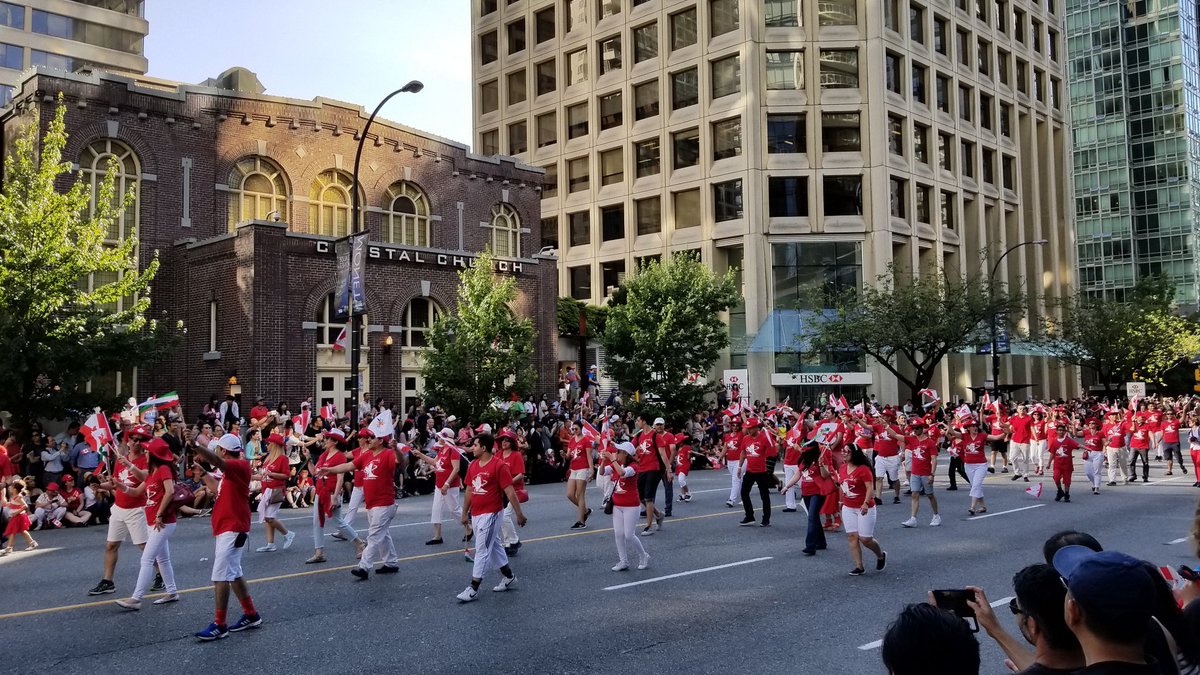 hallwireless's tweet image. Happy 150th Canada in celebrating all weekend at the Canada Day Parade