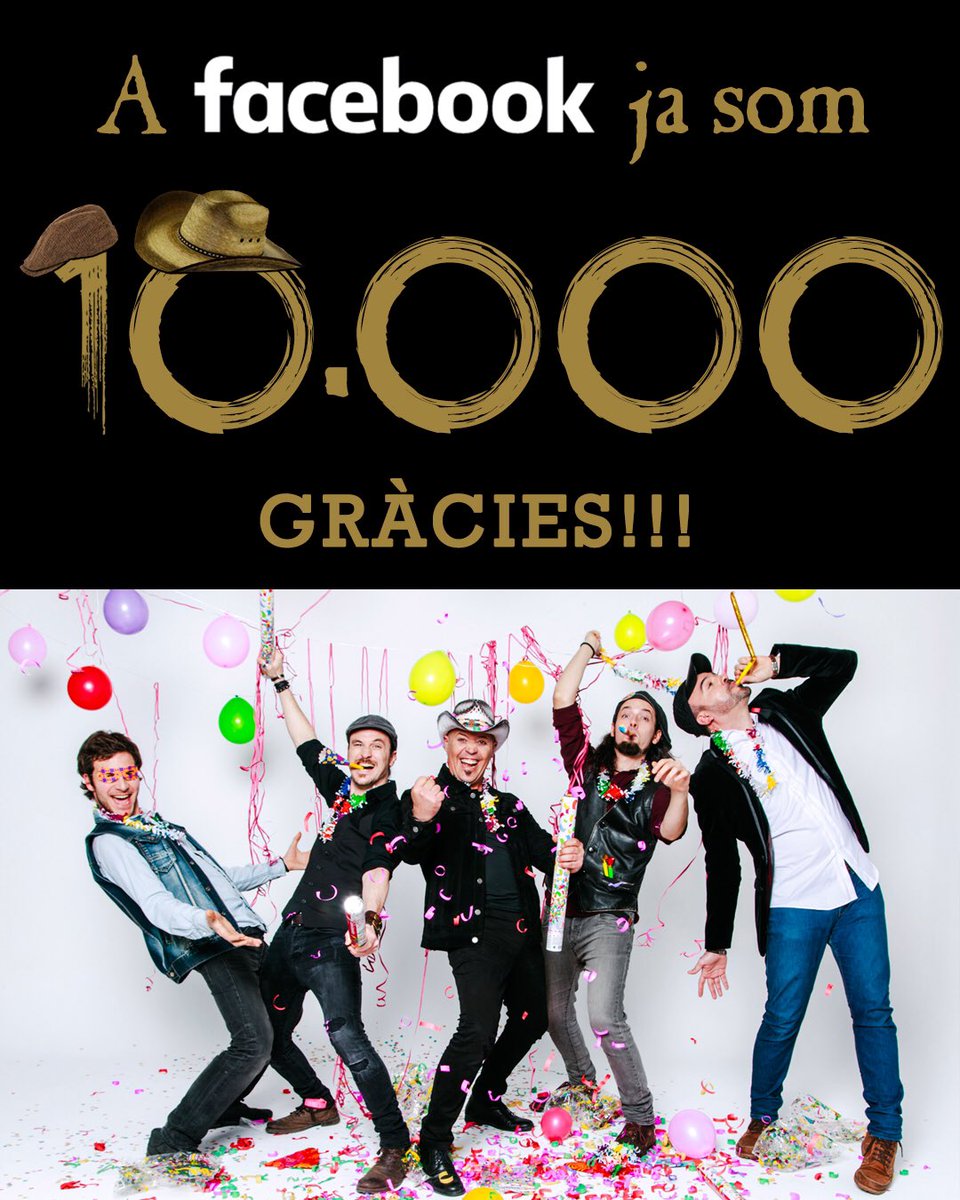 Amics i amigues: ja som més de 10.000 a la família de #Facebook! Moltes gràcies per ser al nostre costat!!!