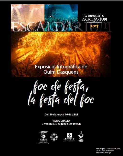 AjCaldesMontbui's tweet photo. Exposició “Foc de Festa, Festa del Foc” de @QuimDasquens a la Sala Delger del 30 de juny al 16 de juliol @thermaliaCALDES @diablescaldes https://t.co/JqQ0SuAov0