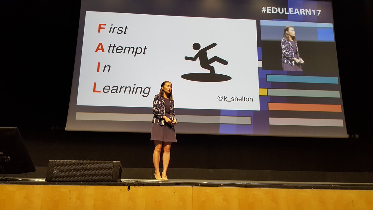 flomeyer's tweet photo. #edulearn17 Fail then Sail https://t.co/ZZ6whdOOxq