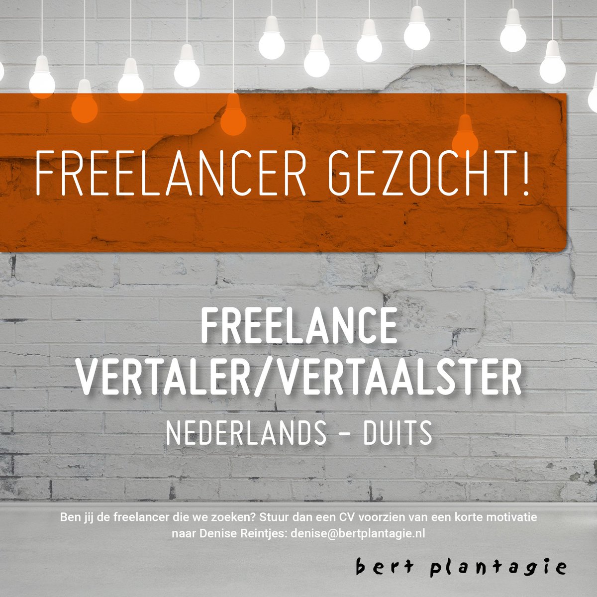 Ben jij onze nieuwe freelance vertaler/vertaalster? Solliciteer direct: ow.ly/ClKH30dgyCX #vacature #jobsearch #freelance #vertalingen