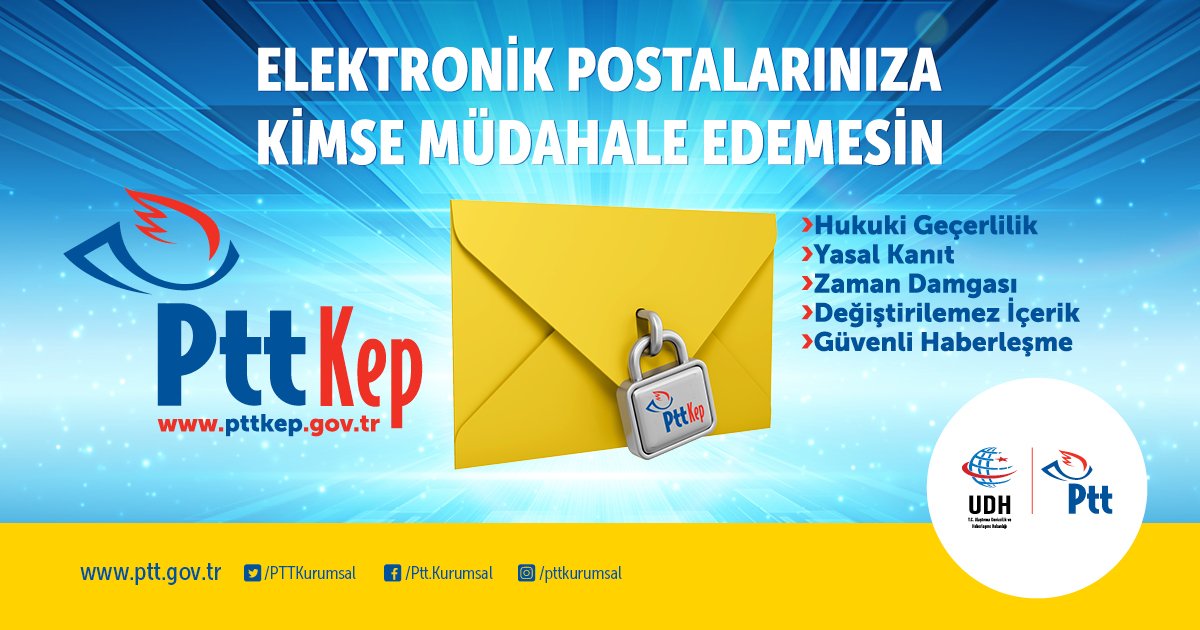 PTTKurumsal's tweet photo. Güvenli haberleşmenin adı #PTTKep! 📧 https://t.co/Q9240bplvF