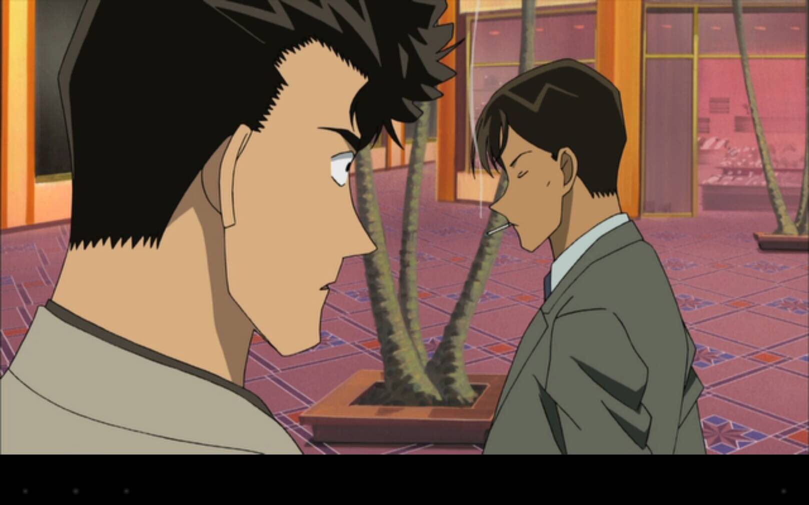 ローレン 名探偵コナン 紺碧の棺 なかなか珍しい高木刑事の喫煙シーン おい高木カッコイイじゃねえか