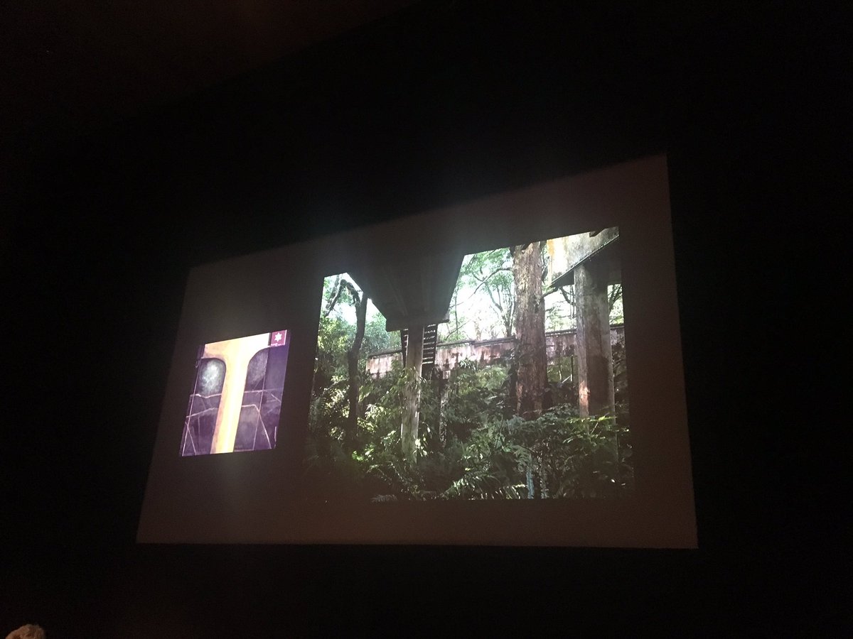 AnthemQueen's tweet photo. The building put you in the trees. I did love that. The feeling of walking into the building and coming into the bush. #aniwaniwa #tfortuhoe https://t.co/GIceVXJZ8u