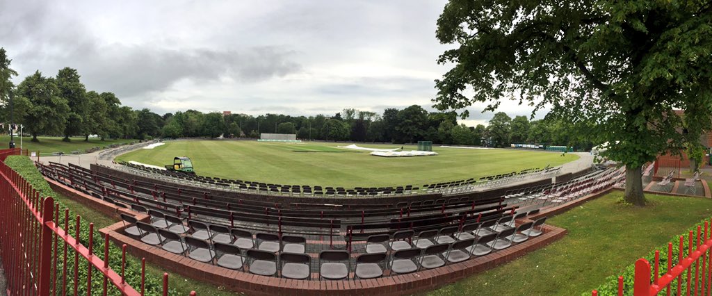 DerbyshireCCC's tweet photo. Good morning from Queen's Park 👍👍

It's Day One vs Durham in @CountyChamp. Play starts at 11am. Tickets available on the gate.

#DERvDUR https://t.co/qtfusKMxuJ