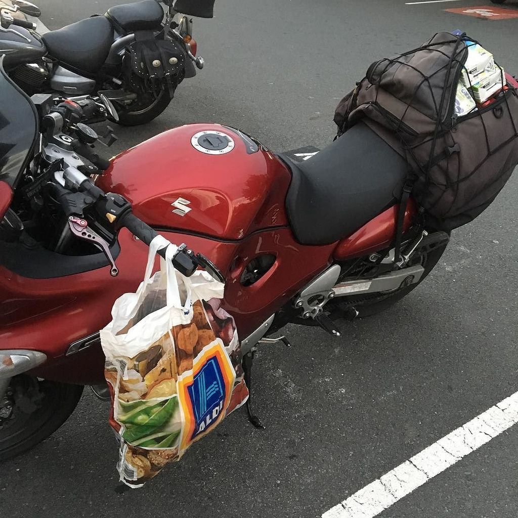 MetalDrummerDan's tweet photo. Oops I did it again. #loadfail #bikelife #dilligaf #gsx750f #katana https://t.co/ZPSMuU6Xkw https://t.co/cfxfne5ew9