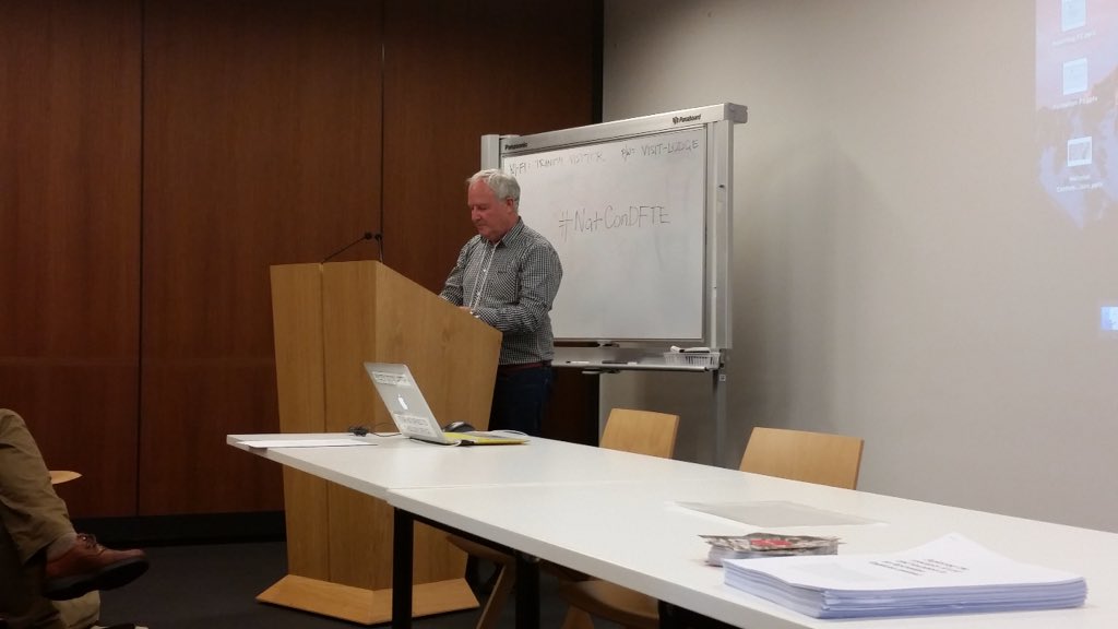 VocationSunday's tweet image. We need to be smarter in relation to candidate databases #NatConDFTE John Milburn Brisbane DDO