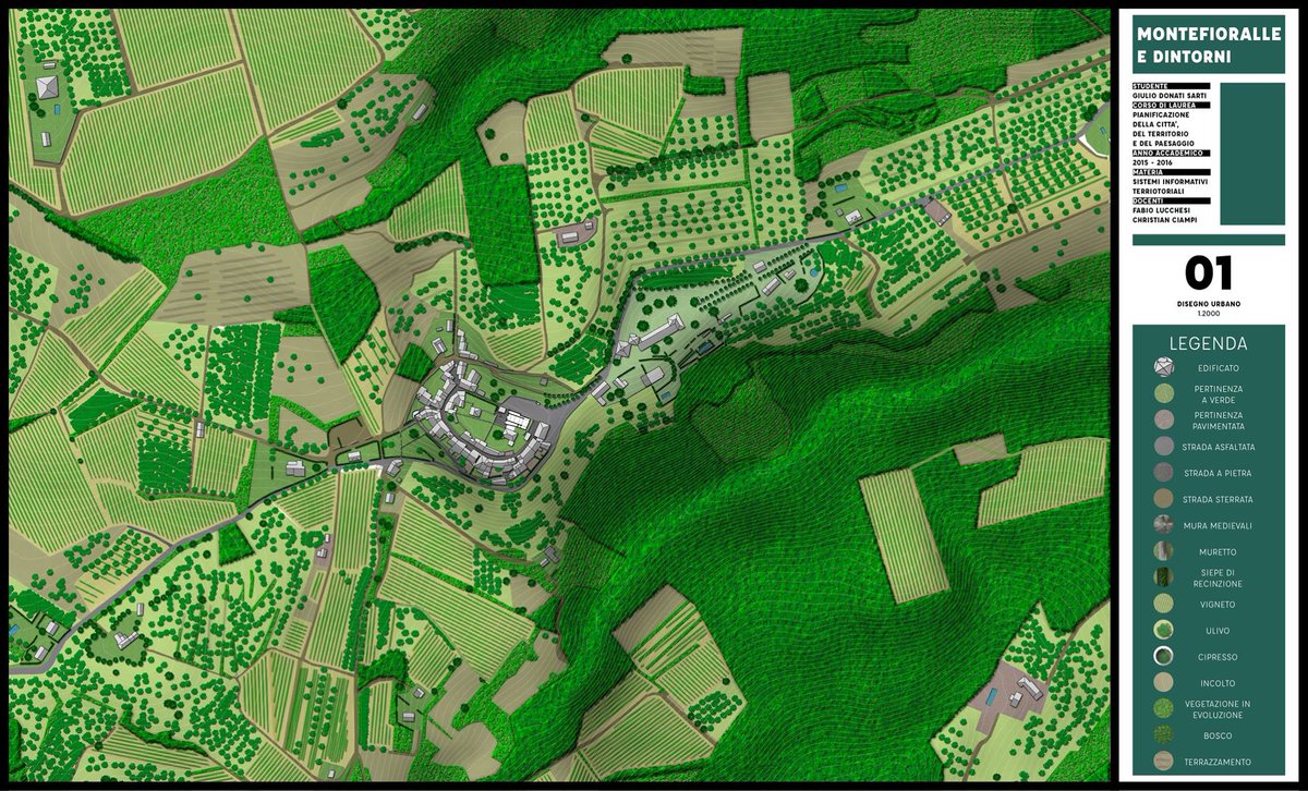 PianificazioneT's tweet photo. Giulio Donati Sarti, secondo studente partecipante al #1MapContest, tavola realizzata anche con #qgis https://t.co/1rRDlR7Bb2 https://t.co/zreSvkRgM1