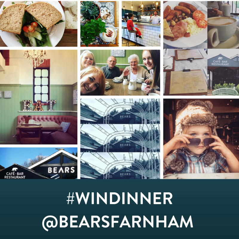 BearsRestaurant's tweet photo. Tag your pics of @BearsRestaurant in July and you could #windinner on us! Simply follow us on IG, FB or twitter and tag to enter. Good luck! https://t.co/6I1LBEqogT