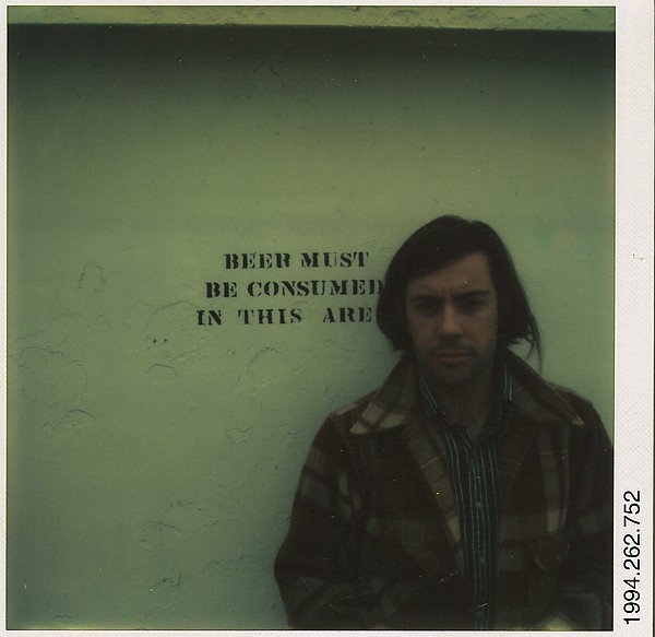 MuseumBot's tweet image. [Jerry Thompson in Front of Beer Sign, Ferry to Martha&amp;amp;#39;s Vineyard] metmuseum.org/art/collection…