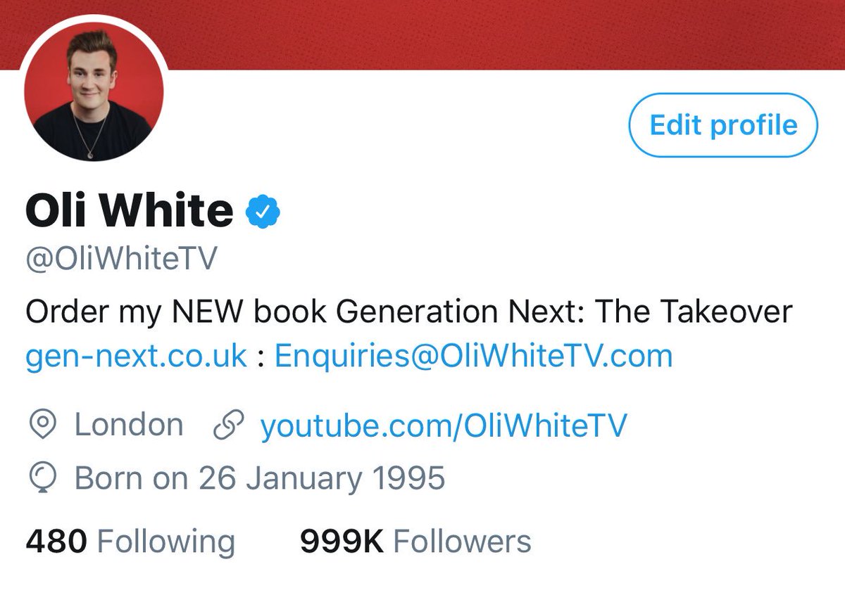 OliWhiteTV's tweet photo. 999k 😱😱😱😱😱😱😱😱😱 https://t.co/21MSWDciZI