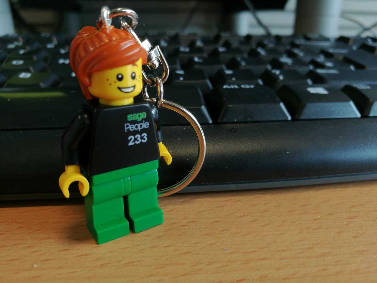JessLeyshon's tweet photo. So every single person @SagePeople received a personalised lego mini me today, complete with their joiner number! 👍 #lifeatSage #SagePeople https://t.co/l2qj0big2H