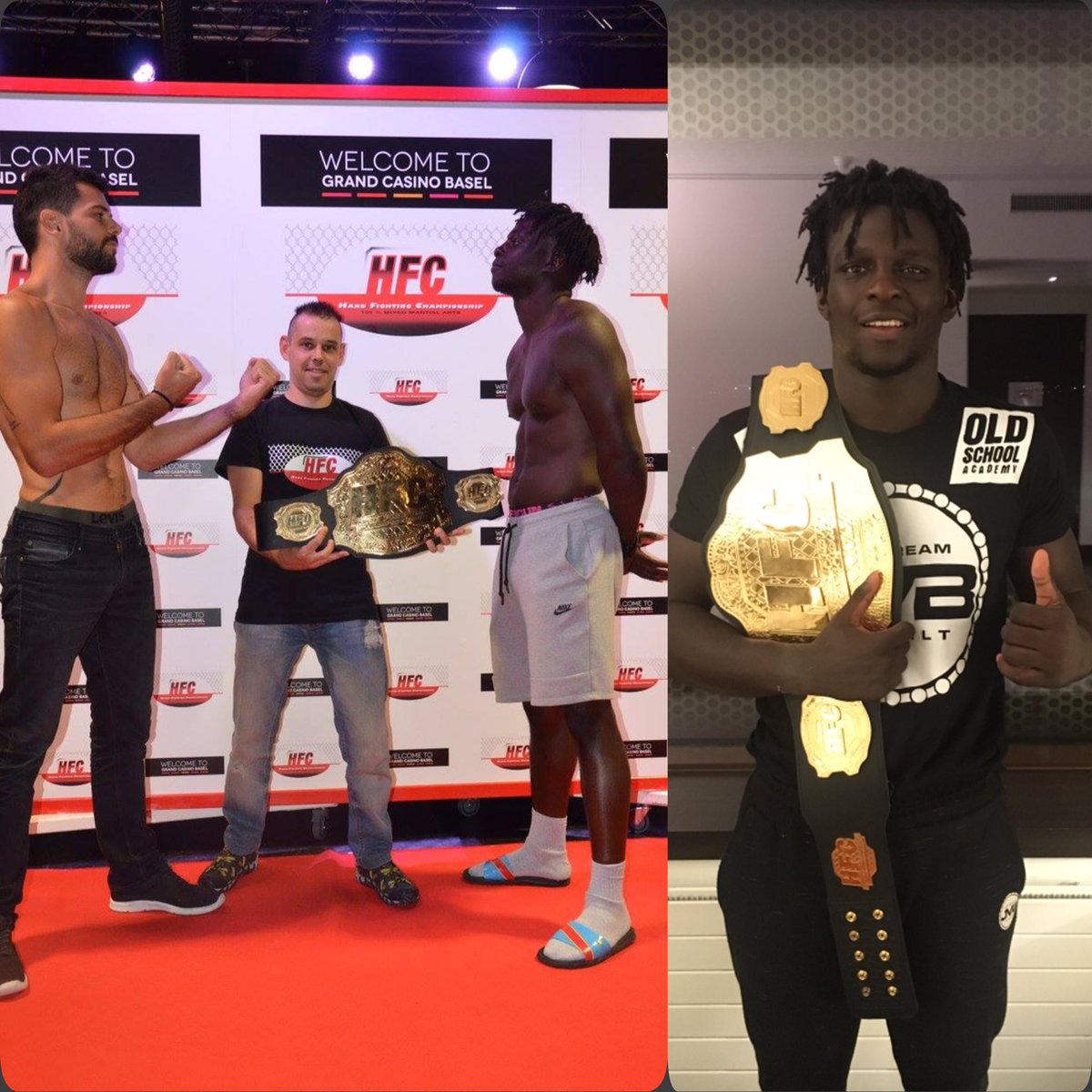 JMBosuku's tweet image. Samedi j'affronté Julien Da Silva pour une revanche pour le titre Middleweight au HFC
#AndFirst et Jonathan Bosuku 😁
#TeamBosuku #jmb #MMA
