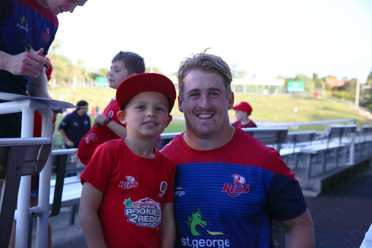Reds_Rugby's tweet photo. We think our prize winners had a ball with the team today! 👍🏽 Thanks for coming out #RedsFamily https://t.co/o8x2HlBPpp