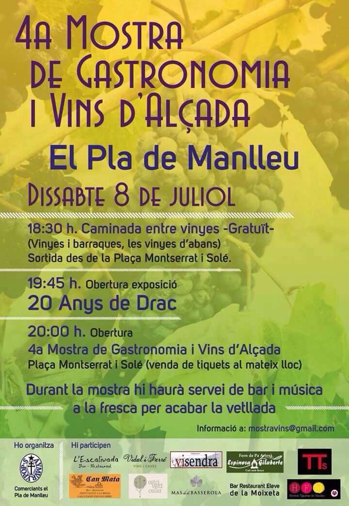Enoguia_'s tweet photo. 8 JUL. Gastronomia i Vins d'Alçada. El Pla de Manlleu. #EstolVerd
#Visendra
-
8 JUL. Gastronomia y Vinos de Altura. El Pla de #Manlleu https://t.co/IcIst9eLNQ