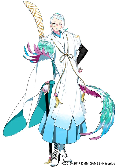 【新しい刀剣男士公開 巴形薙刀(ともえがたなぎなた)】(2/2) 「薙刀、巴形だ。銘も逸話も持たぬ、物語なき巴形の集まり。それが俺だ」(cv.野島裕史) #刀剣乱舞 #とうらぶ