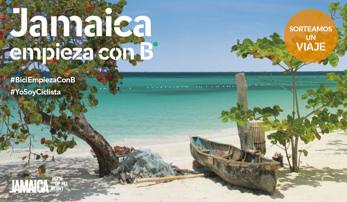3ºSorteo #BiciEmpiezaConB Increible viaje a JAMAICA🌴🌊 RT y apuntate en➡️yosoyciclista.com/biciempiezaconb ¡Cualquier persona puede participar, suerte!