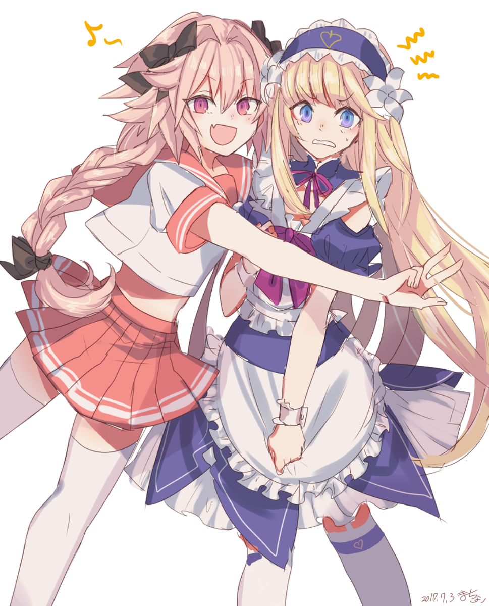 まっちょこ Twitterren アストルフォくんとデオンちゃんくん サンキューアガルタ Fgo