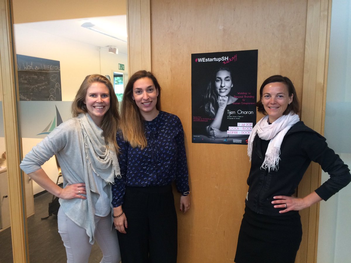 Ein tolles Kick-off zu #WEstartupSH mit <a href="/TijenOnaran/">Tijen Onaran</a>! Wir freuen uns auf den Workshop zu #personalbranding @KikiMik77 <a href="/VentureWerft/">VentureWærft</a> #Dock1